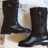 Burberry Shoes | Burberry Authentic Black Boots | Color: Black | Size: Size 28