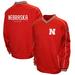 Men's Franchise Club Scarlet Nebraska Huskers Edge V-Neck Pullover Jacket