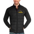 Men's Antigua Black Southern Miss Golden Eagles Altitude Full-Zip Jacket