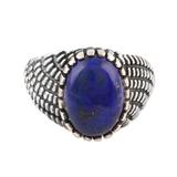 Magnificent Pool,'Men's Oval Lapis Lazuli Ring from India'