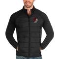 Men's Antigua Black Portland Trail Blazers Altitude Full-Zip Jacket