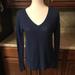American Eagle Outfitters Sweaters | American Eagle Blue Knit Sweater Xs Tall Petite | Color: Blue | Size: Xs/Tp