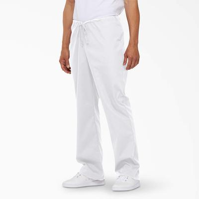 Dickies Men's Eds Signature Scrub Pants - White Size L (83006)