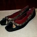 Anthropologie Shoes | Anthropologie Daniblack Velveteen Flats | Color: Black | Size: 8