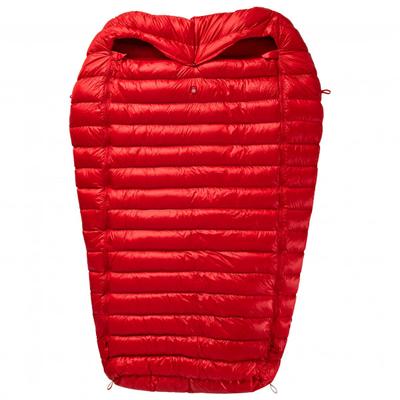 Pajak - Quest Fortwo - Daunenschlafsack Gr 210 x 135 cm Zip: Double Rot