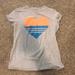 Adidas Tops | Adidas Go To Tee Orange Blue Heart, Size Large. | Color: Gray/Orange | Size: L