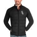 Men's Antigua Black Chicago White Sox Altitude Full-Zip Jacket