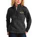 Women's Antigua Black Baltimore Ravens Fortune Half-Zip Pullover Jacket