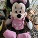 Disney Other | 12" (Sitting) Tall Minnie Disney Plush | Color: Black/Pink | Size: Osbb