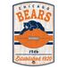 WinCraft Chicago Bears 11'' x 17'' Retro Wood Sign