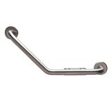 CSI Bathware Boomerang 12" Grab Bar Metal in Gray | 12 H x 12 W x 1.25 D in | Wayfair BAR-BB12-TW-125-SA-SOAP