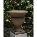 Campania International St James Urn Planter Concrete in Blue/Black | 15.5 H x 14.25 W x 14.25 D in | Wayfair P-840-AL