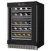 Danby 37 Bottle Silhouette Dual Zone Built-In Wine Refrigerator in Black | 34.81 H x 23.87 W x 26.75 D in | Wayfair SRVWC050L