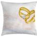 East Urban Home Wedding Indoor/Outdoor 26" Throw Pillow Cover Polyester | 26 H x 26 W x 0.1 D in | Wayfair 8B23FA12D3D1487C9A15015885274091