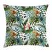 East Urban Home Indoor/Outdoor Floral 36" Throw Pillow Cover Polyester | 36 H x 36 W x 0.1 D in | Wayfair AE8C5E4F24F4446EBACC26CC2F8A57A5