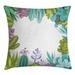 East Urban Home Indoor/Outdoor Floral 36" Throw Pillow Cover Polyester | 36 H x 36 W x 0.1 D in | Wayfair 8B84C3A0D51B4341B447F39473CB75F8