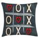 East Urban Home Xo Indoor/Outdoor 26" Throw Pillow Cover Polyester | 26 H x 26 W x 0.1 D in | Wayfair EC3066D19E374241903F2A9AA1C4BA2C