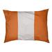 East Urban Home Miami Dog Bed Pillow Metal in Orange/White | 7 H x 50 W x 40 D in | Wayfair C32A8DE391284A48B9D22585C914E1CE