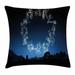 East Urban Home Astrology Indoor/Outdoor 28" Throw Pillow Cover Polyester | 28 H x 28 W x 0.1 D in | Wayfair 7215DF9BADE942AFA7E748736E9AB1FA