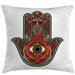 East Urban Home Evil Eye Indoor/Outdoor 26" Throw Pillow Cover Polyester | 26 H x 26 W x 0.1 D in | Wayfair D8C63ED7A506477FB8CDBEABD5E6A77B