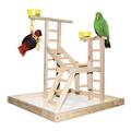Featherland/Paradise Acrobird Wooden Playland Wood in Brown | 22 H x 20 W x 20 D in | Wayfair PL20