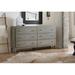 Birch Lane™ Chamberlain 6 Drawer Double Dresser Wood in Gray | 38 H x 68 W x 21 D in | Wayfair F6F78C94D87243F59B44792A79736541