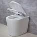 KDK HOME Dual Flush Elongated Wall-hung Toilet (Seat Included) in White | 12.75 H x 14.125 W x 21.625 D in | Wayfair 302-G30031