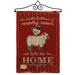 Breeze Decor Friends Burlap Nature Farm Animals Impressions Decorative 2-Sided Polyester 1.5 x 1.1 ft Garden Flag in Red | Wayfair