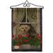 Breeze Decor Faithfully Yours Burlap Nature Pets Impressions Decorative 2-Sided Polyester 1.5 x 1.1 ft Garden Flag in Black | Wayfair