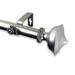 George Oliver Moffat Single Curtain Rod in Gray | 2.75 H x 48 W x 3.63 D in | Wayfair 9CC9639CF8394A129AD61209E8FE32A3