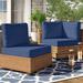 Sol 72 Outdoor™ Waterbury Outdoor Cushion Cover Acrylic in Blue | 6 H in | Wayfair 9ABE29879BF8474F9F3CDF2EDA260399