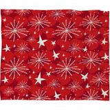 East Urban Home Snow & Stars Plush Fleece Throw Microfiber/Fleece/Microfiber/Fleece | 60 W in | Wayfair 51916-flelar