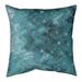 Latitude Run® Avicia Planets Stars Square Pillow Cover & Insert Polyester in Green/Blue | 14 H x 14 W x 3 D in | Wayfair