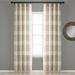 Willa Arlo™ Interiors Apollo 100% Cotton Striped Curtain Panels Metal in Brown | 84 H in | Wayfair B2C2F703B4CD48858C0D729345DD0B01