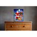 The Holiday Aisle® Moonlit St Nick Santa on the Roof Wood in Brown | 24 H x 18 W x 1 D in | Wayfair 3F5C637314194A0EA66DD186CAC0BA15