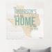 Winston Porter Feels Like Home Personalized Wall Decal Canvas/Fabric in Brown | 20 H x 20 W in | Wayfair 8D530AFF1EB044AE8DC249D53D2E1A3F