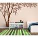 Harriet Bee Birch Tree Forest Blowing Leaves Vinyl Wall Decal Vinyl in Red/White | 108 H x 150 W in | Wayfair 9DD37477A5F44F47A55D6C2190AAC7BF