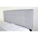 Ebern Designs Harcrest Panel Headboard Upholstered/Polyester in Gray | 56 H x 65 W x 4 D in | Wayfair EABFB203CFC2478093AEE413389F0021