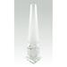 Rosdorf Park Martucci Crystal Pyramid Centerpiece Sculpture Crystal | 22.5 H x 5.25 W x 5.25 D in | Wayfair AC19E83C31264B7392A88201423F33F5