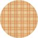 Orange 0.35 in Indoor Area Rug - East Urban Home Plaid Area Rug Polyester/Wool | 0.35 D in | Wayfair C3854AD886A84C70A6F57C855055F69C