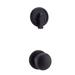Weslock Lexington/Oval Single Cylinder Interior Knob Set (Exterior Portion Sold Separately), Metal in Black | 8 H x 2.5 W x 2.5 D in | Wayfair