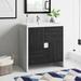 Latitude Run® Allijah 30" Single Bathroom Vanity Set Wood/Ceramic in Brown/Gray/White | 31.5 H x 29.5 W x 18 D in | Wayfair