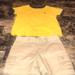 Polo By Ralph Lauren Matching Sets | Boy Ralph Lauren 2 Piece Short Set | Color: Tan/Yellow | Size: 2tb