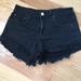 American Eagle Outfitters Shorts | Black Hi-Rise American Eagle Festival Jean Shorts | Color: Black | Size: 10