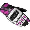 Spidi G-Carbon Damen Motorrad Handschuhe, schwarz-weiss-pink, Größe XL