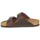 BIRKENSTOCK ARIZONA Greased leather Wide, Men's Sandals, Brown (HABANA), 7.5 UK (41 EU)