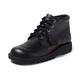 Kickers Men's Kick Hi Classic Ankle Boots, Extra Comfortable, Added Durability, Premium Quality, Black, 8 UK