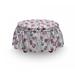 East Urban Home Baby Animals Ottoman Slipcover Polyester in Gray/Indigo | 16 H x 38 W x 0.1 D in | Wayfair 325D6C3B49FD44A490BF2FE25E316C78