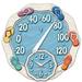 Taylor Sandals 10" Wall Clock Plastic in Blue | 13.8 H x 13.6 W x 2.9 D in | Wayfair TAP91620T