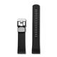 CRAFTER BLUE 22mm Curved End Watch Band Rubber Strap Replacement for Seiko Turtle Prospex Automatic Dive Watch SRP773, SRP775, SRP777, SRP779, SBDY013, SBDY015, SBDY017, SBDY021, SBDY027 etc Black